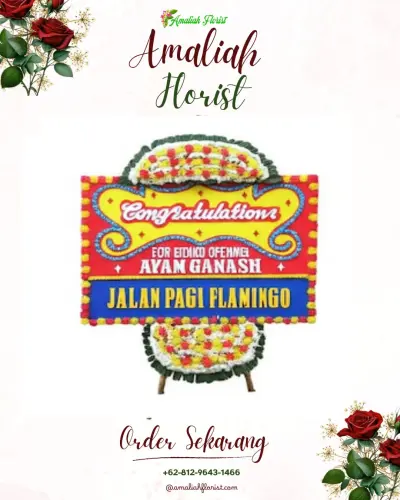 Bunga Papan Congratulation di Nyamplungsari